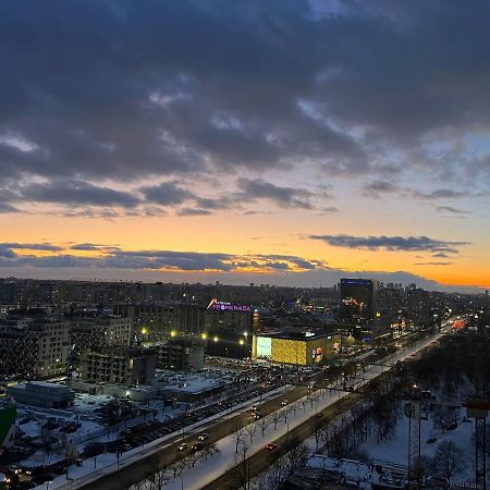 Apartament Skyscrapper Z Widokiem Na Panorame Warszawy Warsawa Bagian luar foto