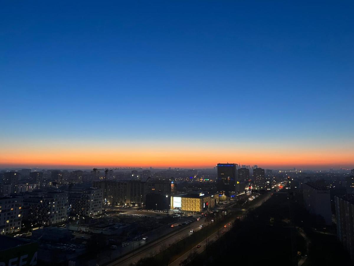 Apartament Skyscrapper Z Widokiem Na Panorame Warszawy Warsawa Bagian luar foto