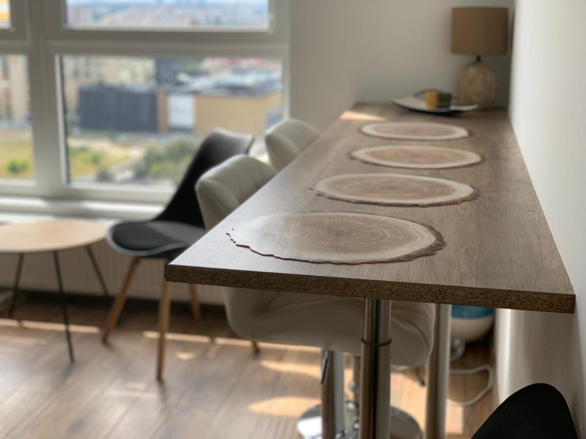 Apartament Skyscrapper Z Widokiem Na Panorame Warszawy Warsawa Bagian luar foto